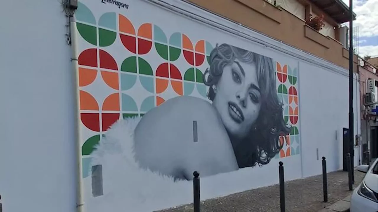 Murale a Pozzuoli per i 90 anni di Sophia Loren