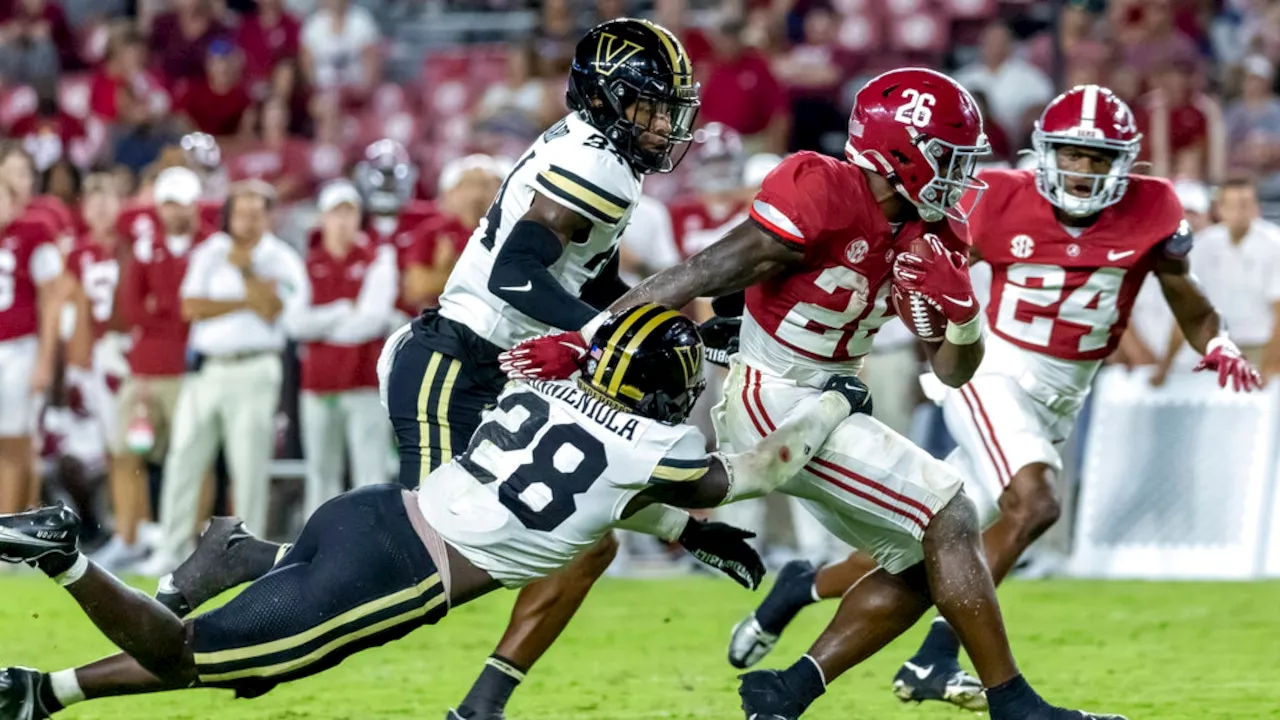 Kickoff time, TV network announced for Alabama football vs. Vanderbilt