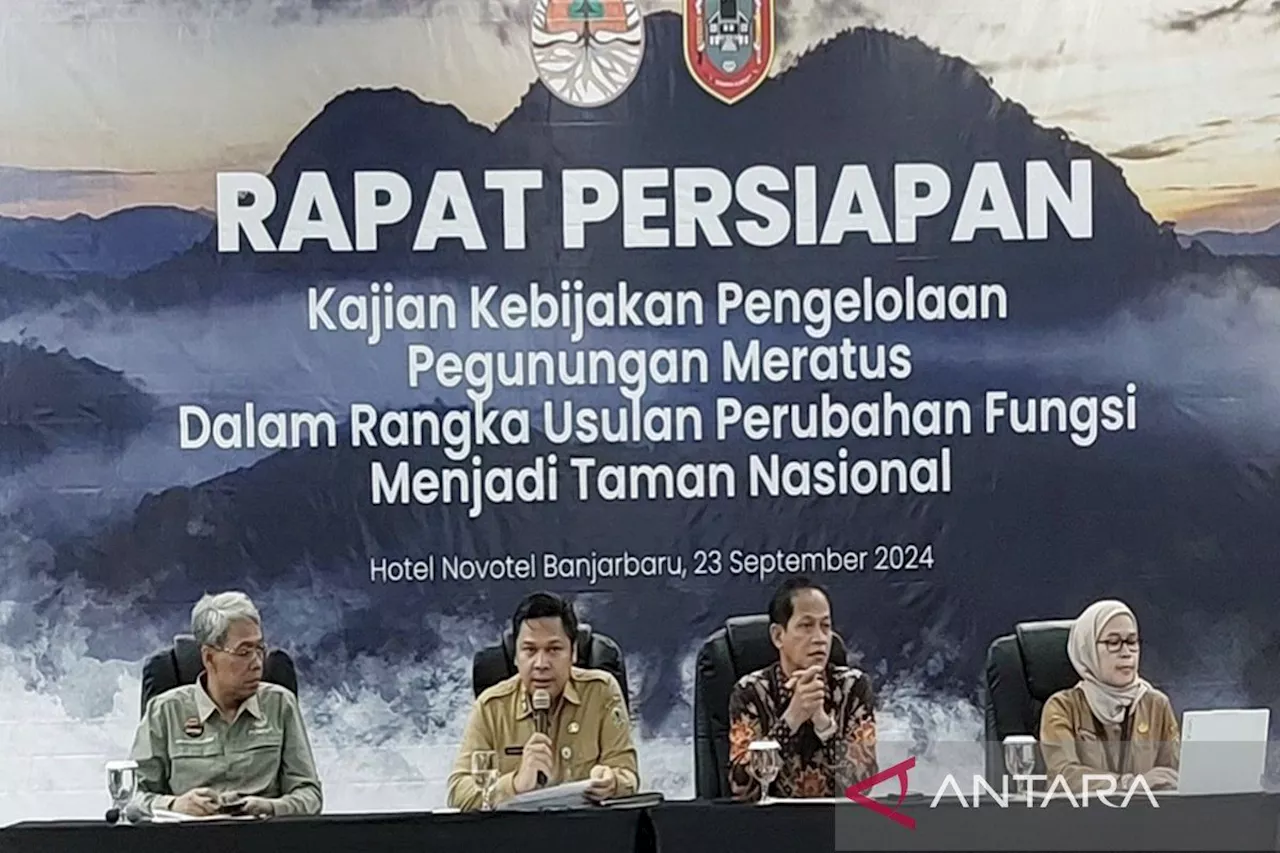 KLHK-Pemprov Kalsel bahas Pegunungan Meratus jadi taman nasional