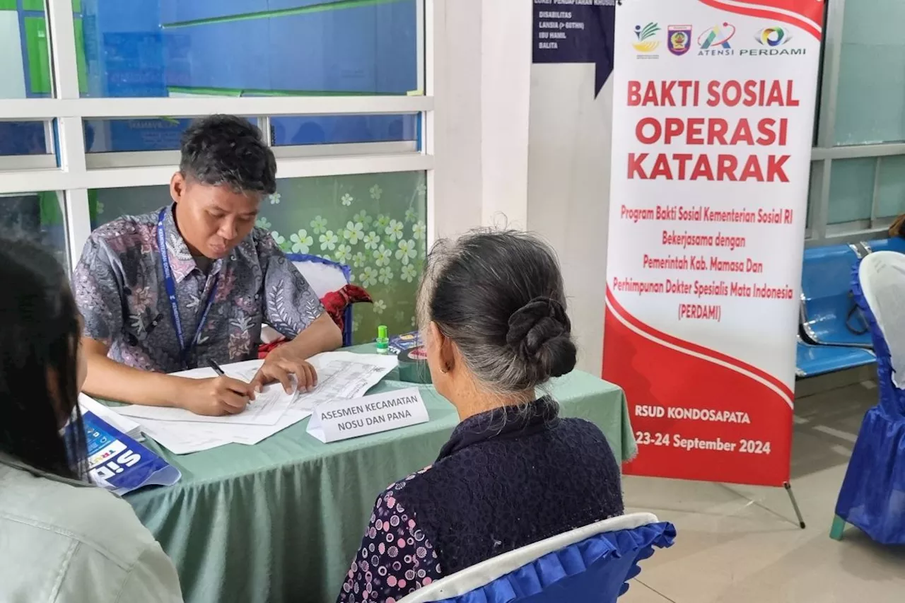 Puluhan Warga Mamasa Manfaatkan Operasi Katarak Gratis