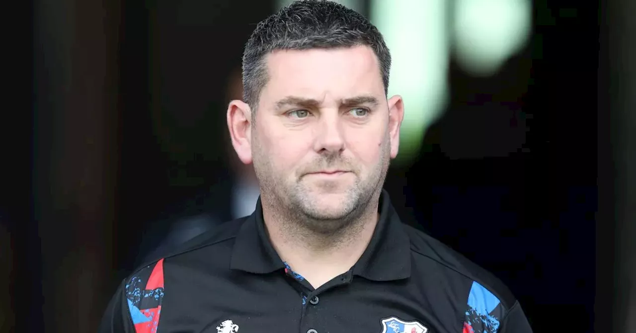 Dean Smith makes Larne contrast after Loughgall's tough start to the season