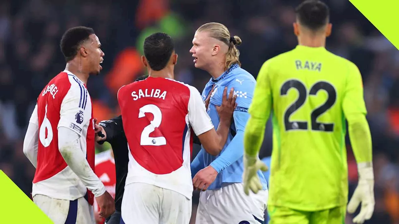 Erling Haaland Involved in a Heated Clash With Gabriel, Arsenal Players: Video