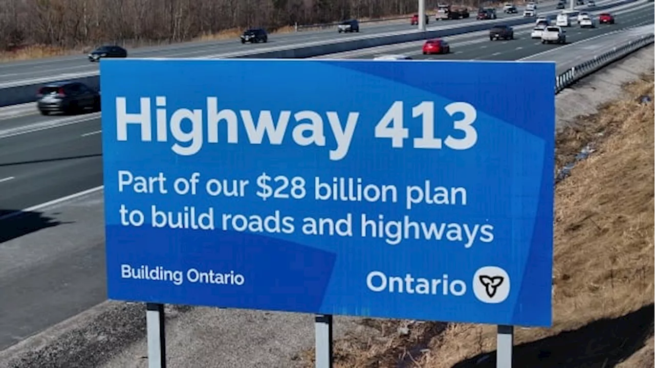 Ford says Ontario should 'build the damn' Highway 413, when asked about 'customized' environmental process