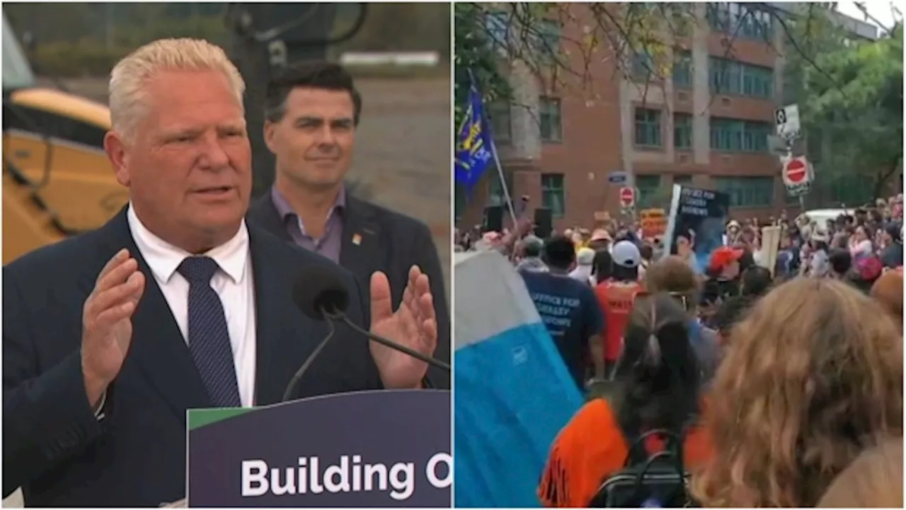 Doug Ford calls for investigation into TDSB field trip that ended at 'Palestinian rally'