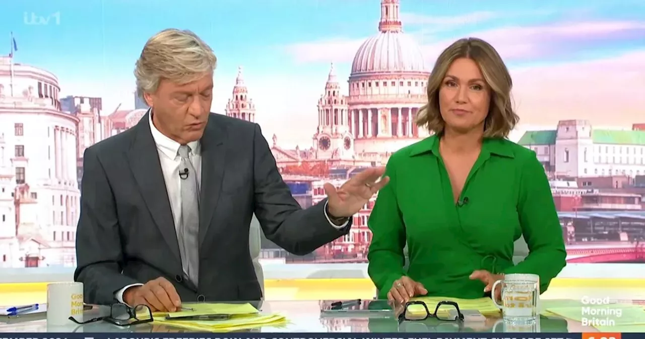 GMB's Susanna Reid issues warning as Richard Madeley returns to show