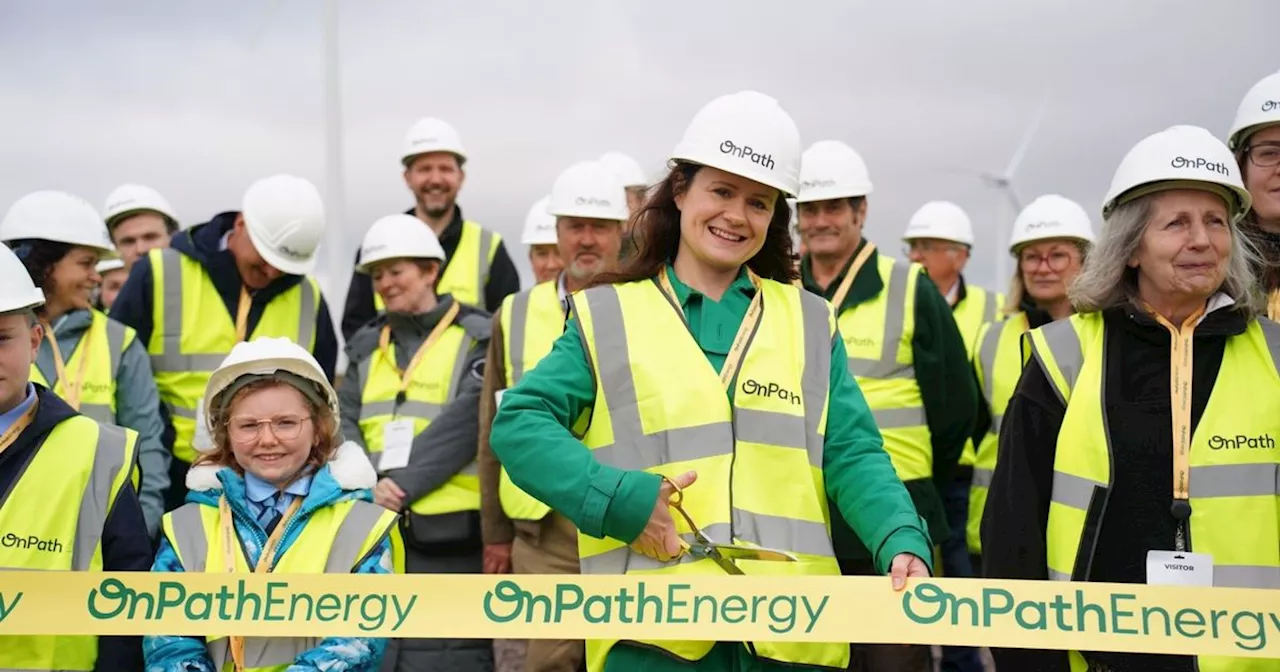 Groundbreaking windfarm extension officially opened by East Kilbride MP