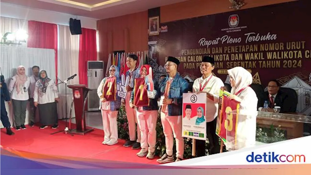 Daftar Nomor Urut Paslon di Pilwalkot Cirebon 2024