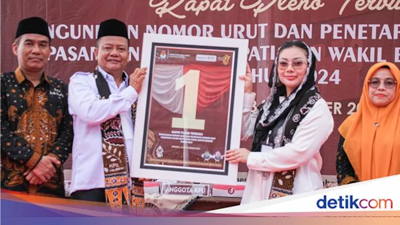 Paramitha Widya Kusuma-Wurja Dapat Nomor Urut 1 Pilkada Brebes