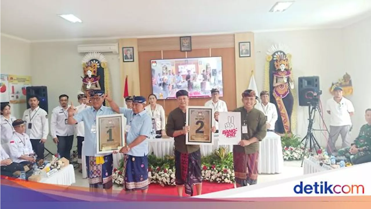 Pilbup Jembrana 2024: Tamba-Dana Nomor Urut 1 dan Bang-Ipat Nomor 2