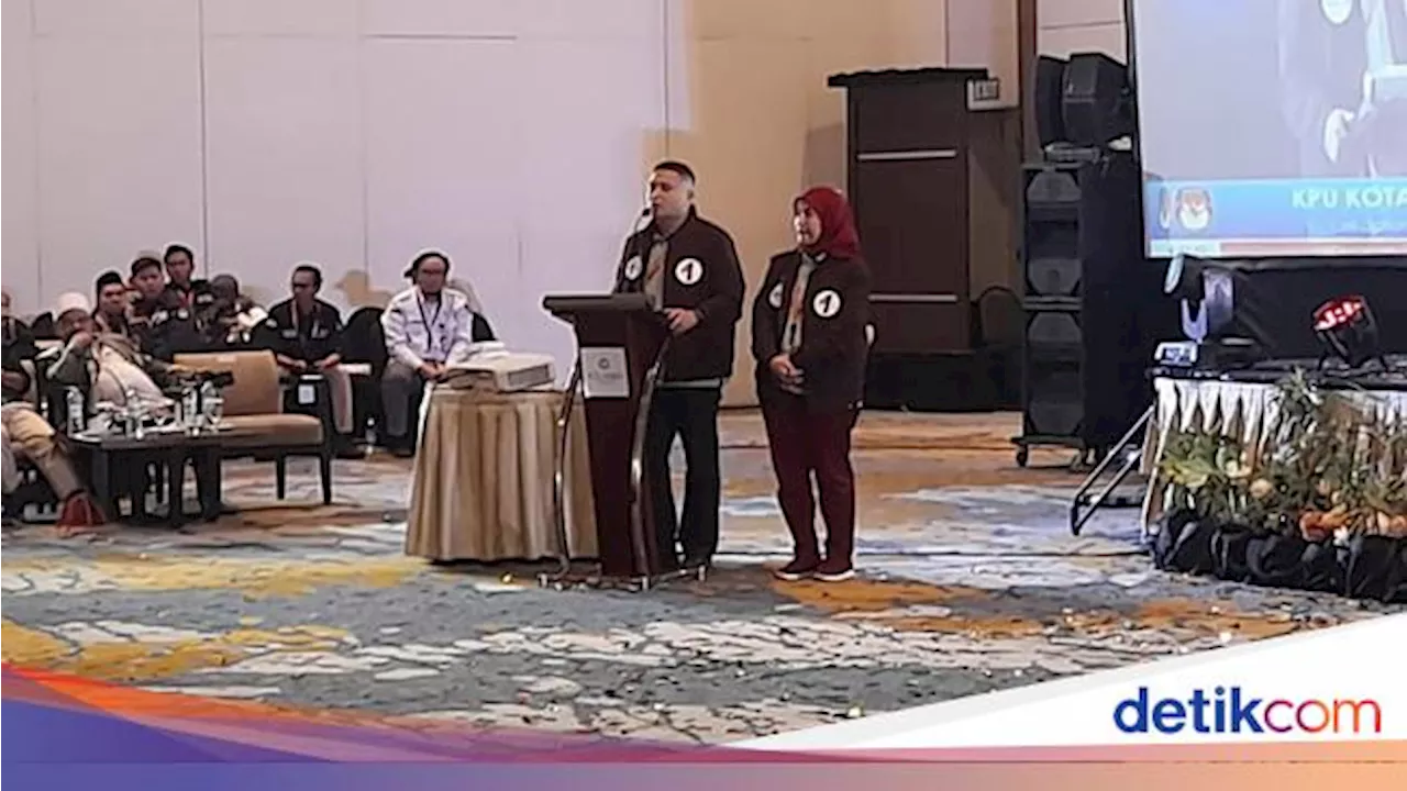 Senang Dapat Nomor Urut 1, Appi-Aliyah Ajak Wujudkan Pilkada Makassar Damai