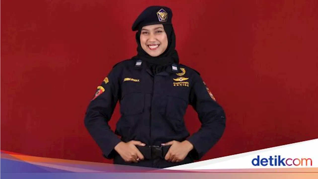 Suka Tantangan, Dinda Jadi 'Srikandi' Ladies Squad Termuda Bea Cukai