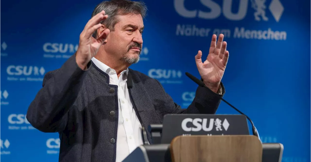 Söder droht mit Veto: „Die CSU kann die Grünen verhindern und wir werden es auch tun“