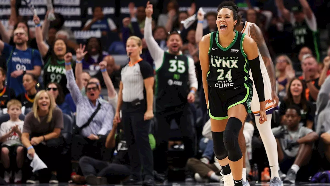 Napheesa Collier scores 38 as Lynx hold off Taurasi, Mercury