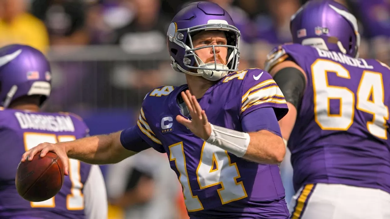 Vikings QB Sam Darnold has no structural damage to knee