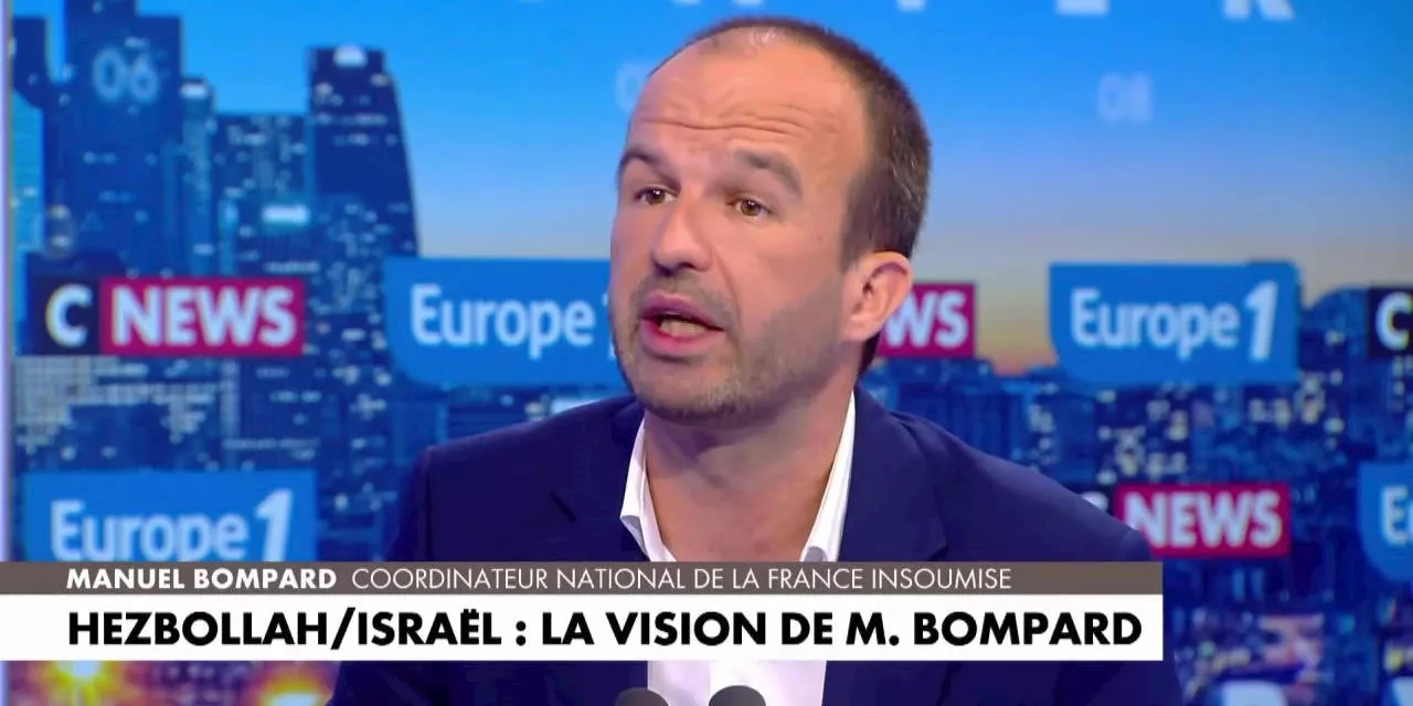 Manuel Bompard appelle à la fin de l'opération israélienne à Gaza