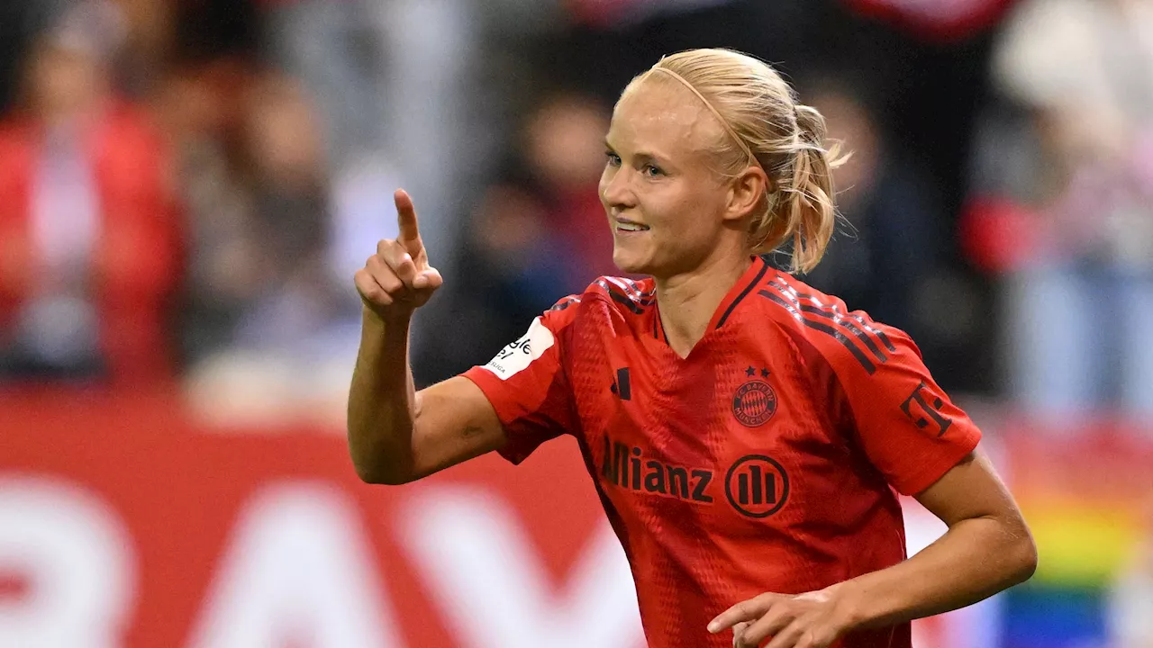 Frauen-Bundesliga: FC Bayern schlägt Hoffenheim und erobert Tabellenführung zurück - Pernille Harder trifft dreifach