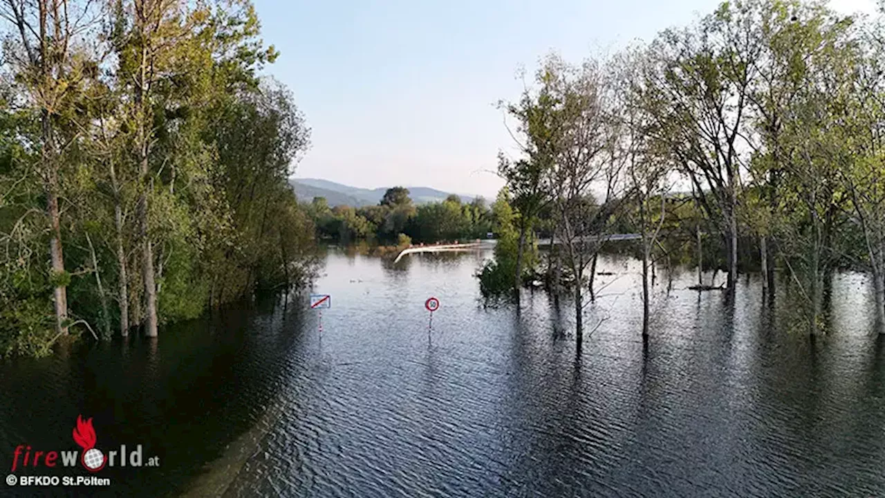 September 2024-Hochwasser Niederösterreich: Bezirke Tulln, St. Pölten Land und die Landeshauptstadt bleiben per 23.09.2024 weiterhin Katastrophengebiet