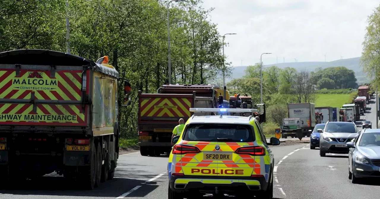 Ongoing police incident shuts down A737 as commuters told to avoid major route to Glasgow