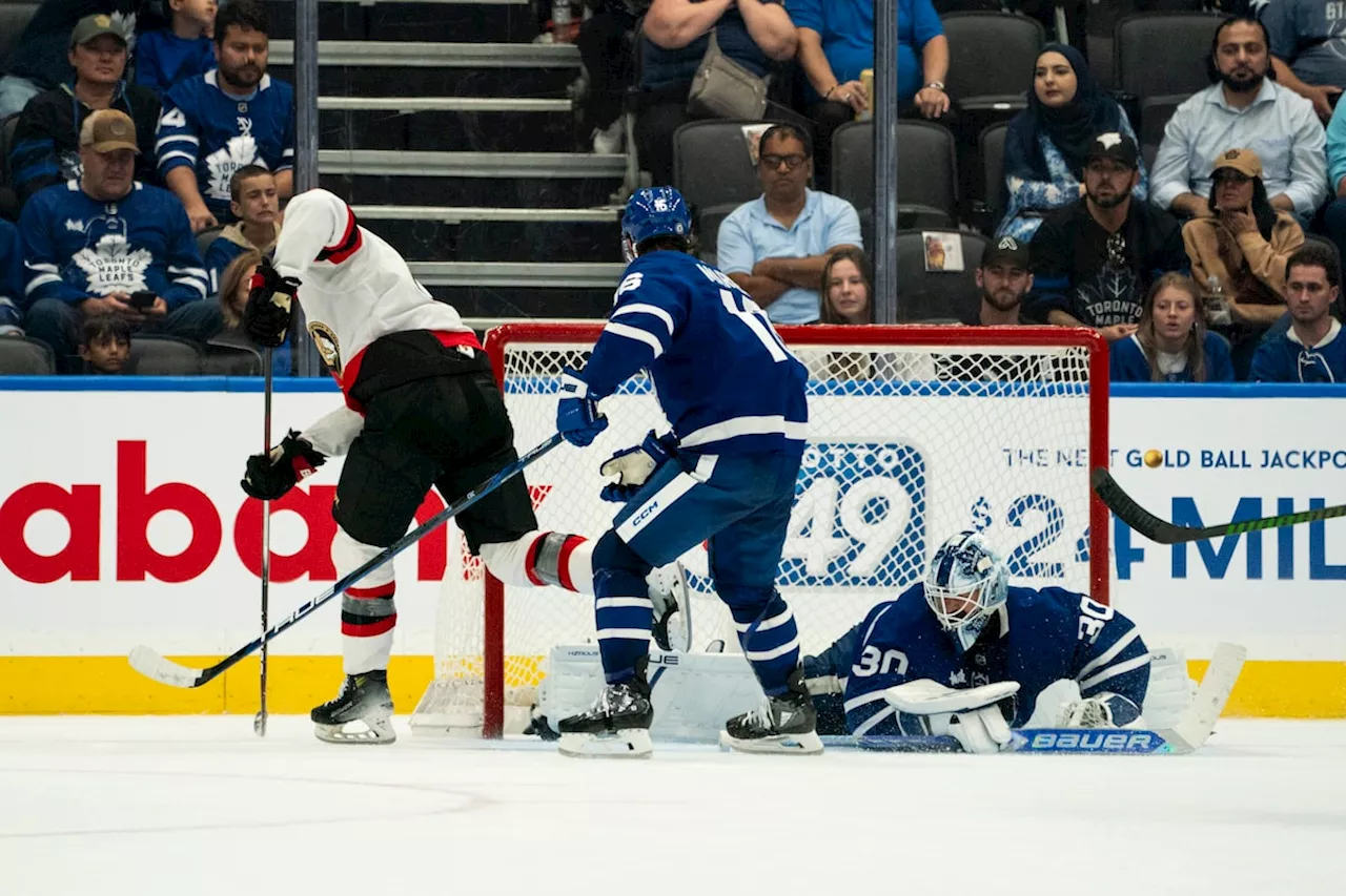 Carter Yakemchuk scores in OT as Senators trip Leafs 6-5