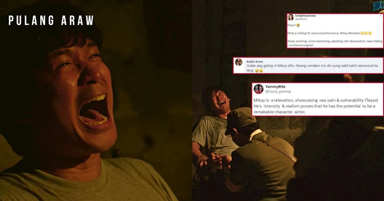 Mikoy Morales wows 'Pulang Araw' fans with performance in torture scene