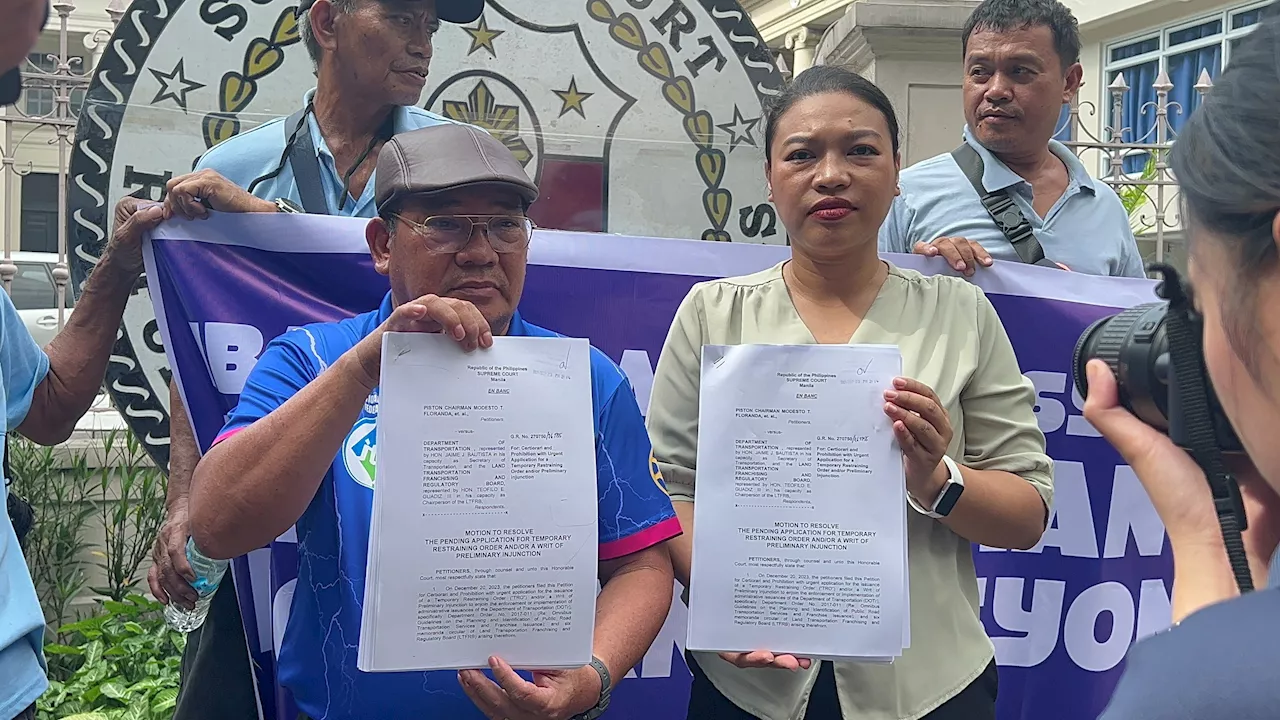 PISTON asks Supreme Court to act on TRO plea vs. PTMP