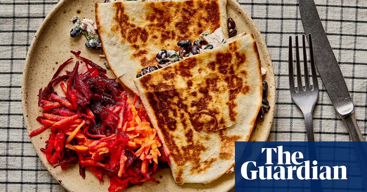 Rukmini Iyer’s quick and easy recipe for quesadillas with chicken, lime and coriander