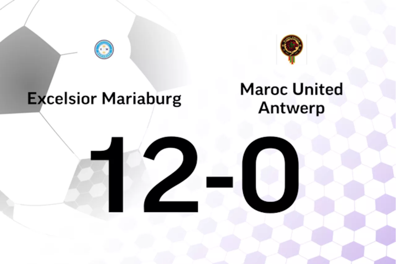 Exc. Mariaburg B laat Maroc United Antwerp B kansloos