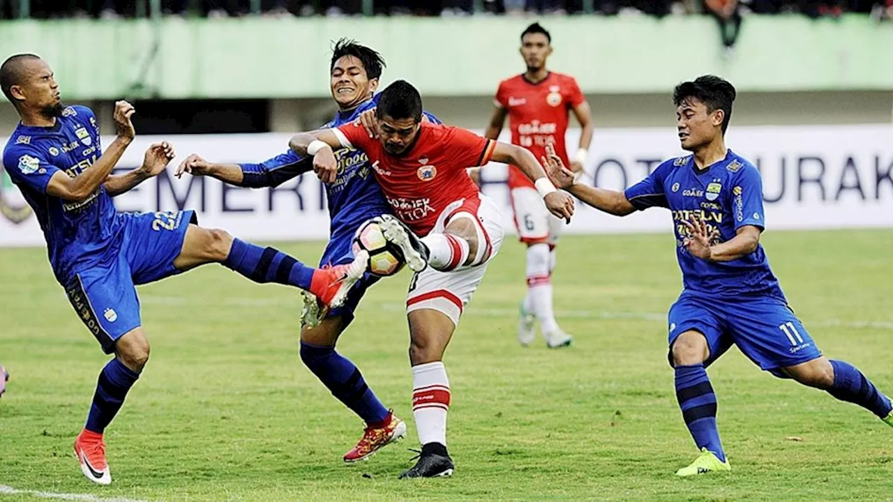 Laga Persib-Persija di Bandung Tanpa Jakmania