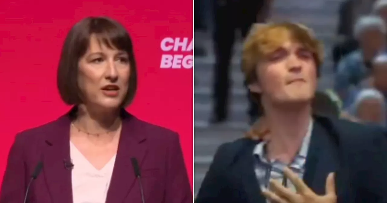 Rachel Reeves' Keynote Conference Speech Interrupted By Furious Heckler