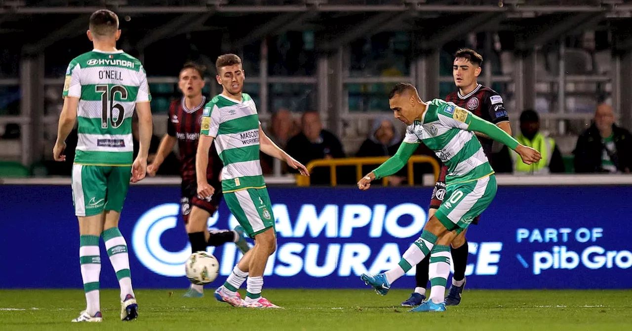 Shamrock Rovers put pressure on leaders Shelbourne with late victory over Bohs