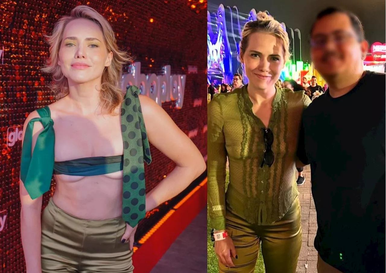 Uma no vip e outra no povão: troca de roupa de Letícia Colin no Rock in Rio chama atenção