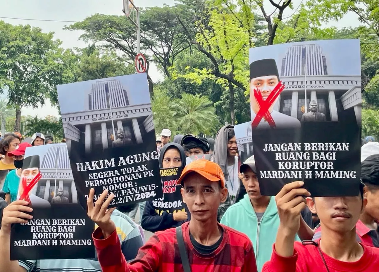 Aksi Tolak PK Mardani Maming: Hakim Ansori Tidak Memiliki Visi Pemberantasan Korupsi