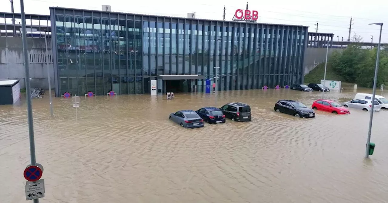 Extreme Unwetter: 'Neue' Westbahnstrecke monatelang gesperrt