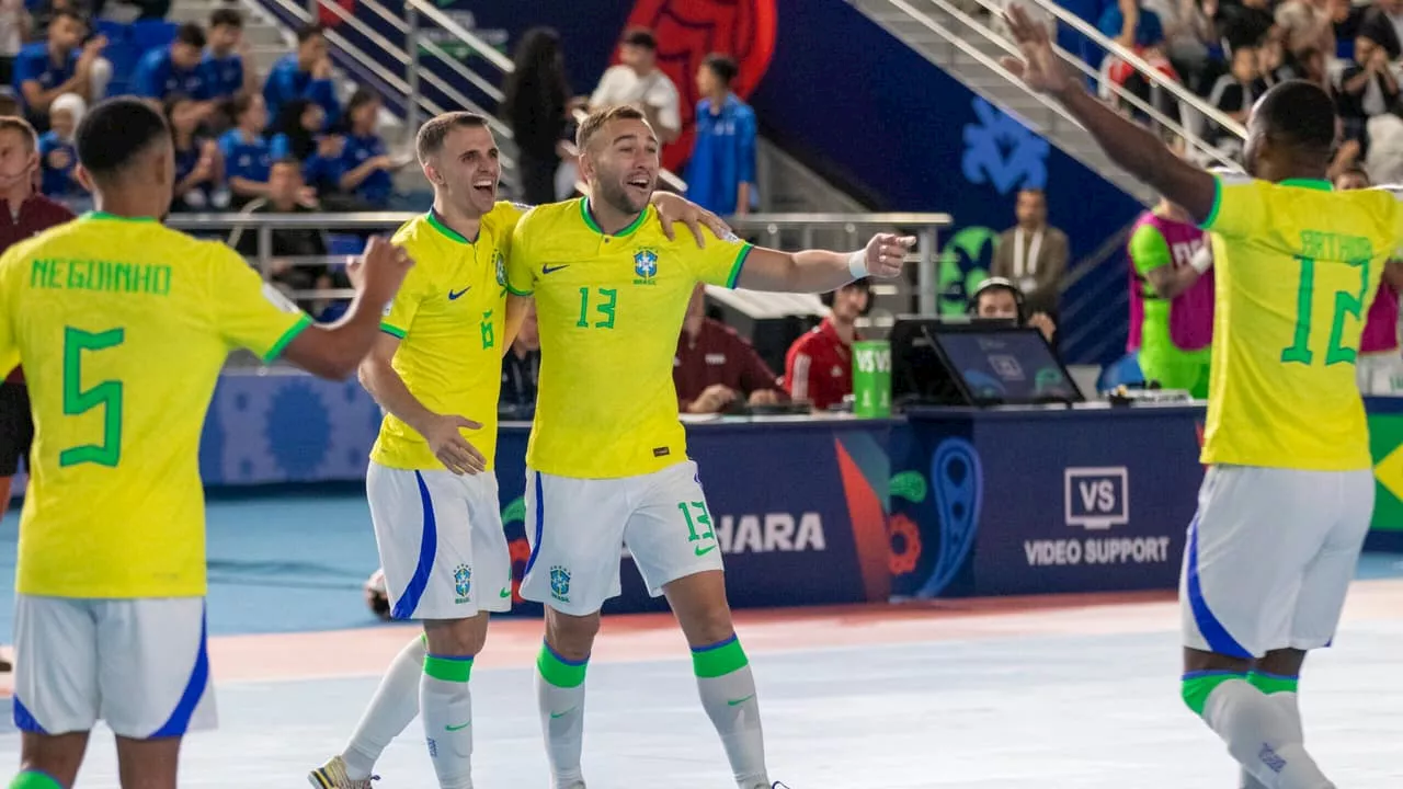 Brasil x Costa Rica: onde assistir o jogo pela Copa do Mundo de Futsal