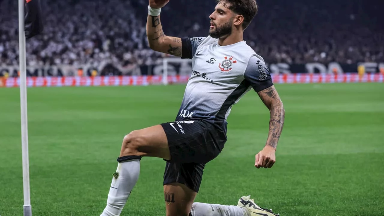 Yuri Alberto atinge marca histórica com a camisa do Corinthians na Sul-Americana de 2024