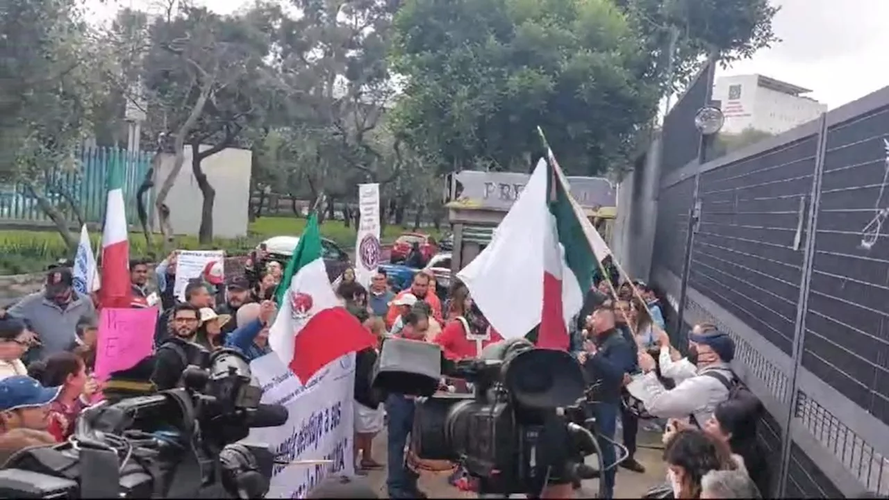 Guadalupe Taddei, presidenta del INE, afirma estar listos para elecciones; trabajadores del PJ protestan en se