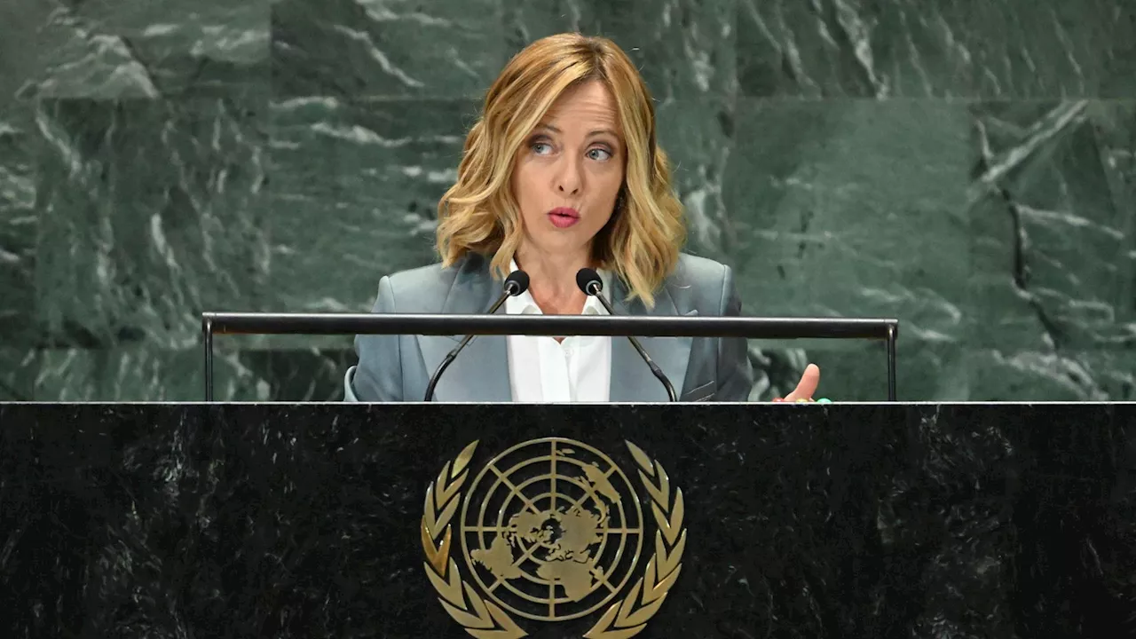 Giorgia Meloni all’Onu: “Scenari catastrofici se l’Ai non è usata per il bene comune'