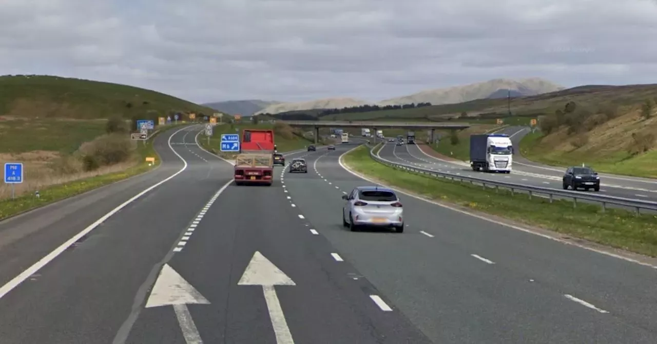 M6 tragedy as woman dies after car collides with bus at junction