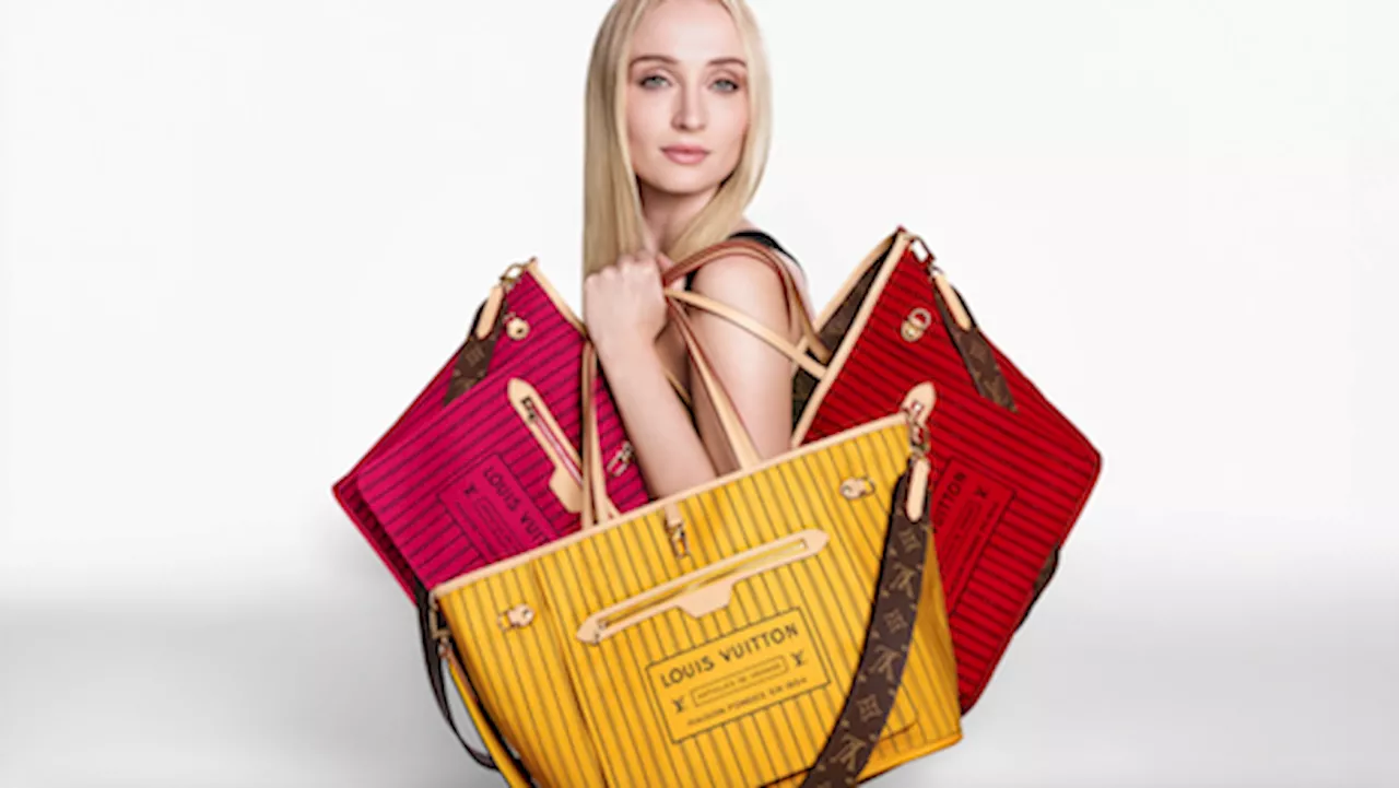 House ambassador Sophie Turner helps Louis Vuitton pitch reversible Neverfull