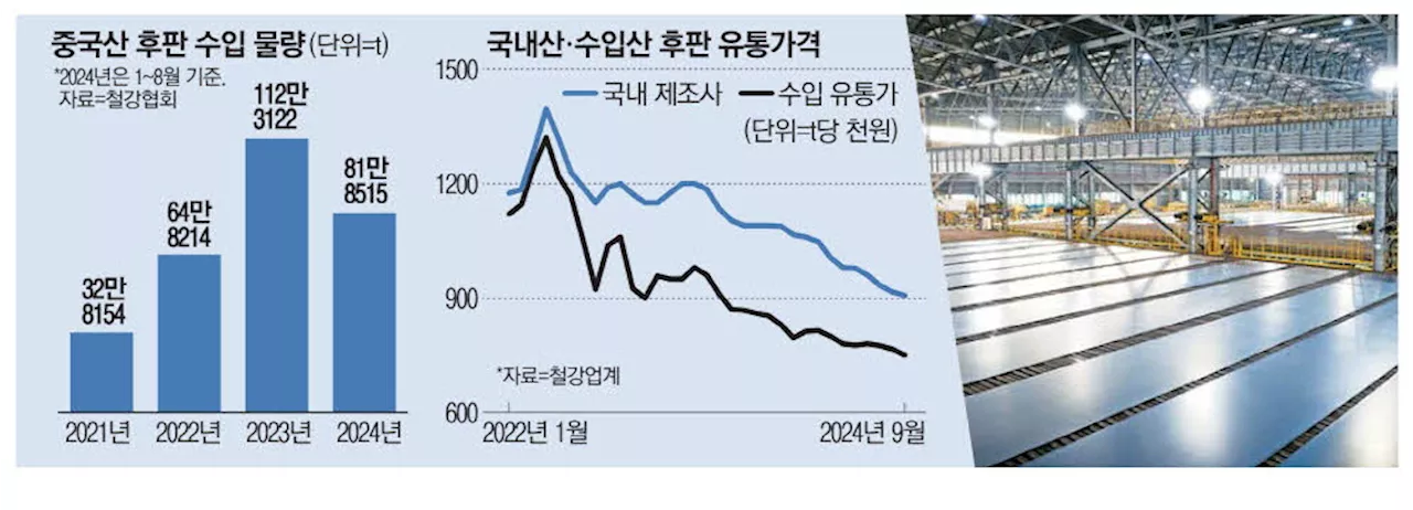 中후판 저가공세에…철강·조선 안절부절