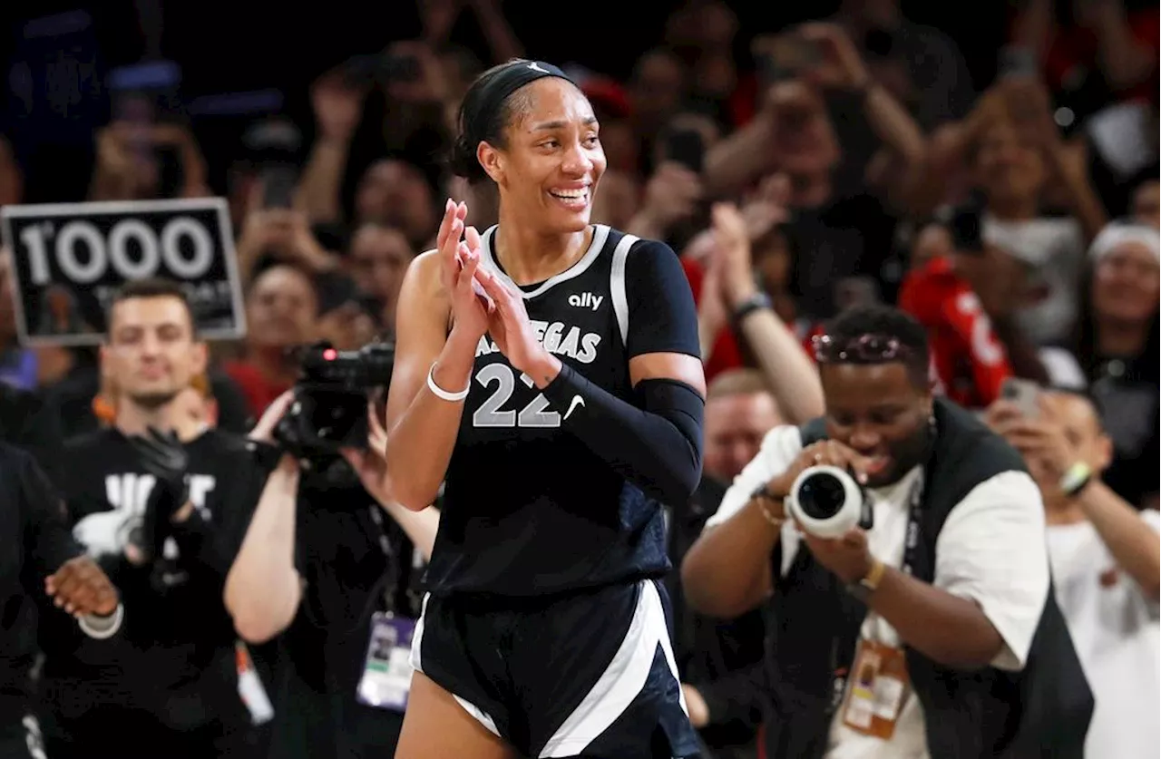 Las Vegas star Wilson is unanimous choice as WNBA MVP, cops award for third time