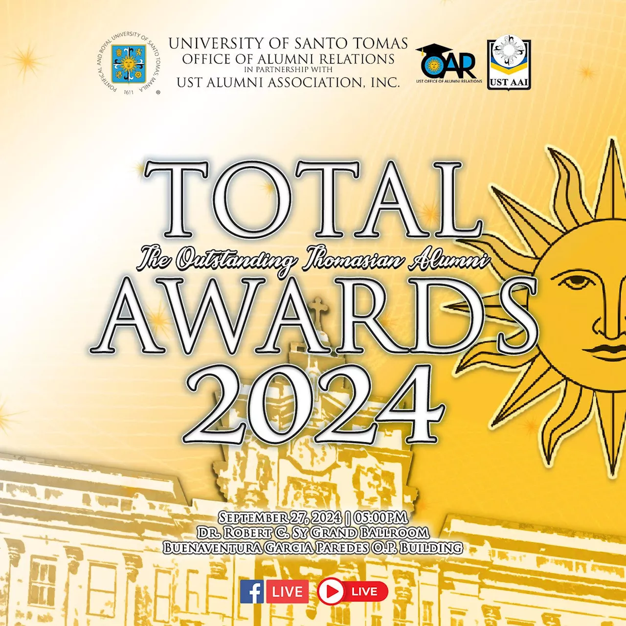 UST awards outstanding alumni for TOTAL Awards 2024