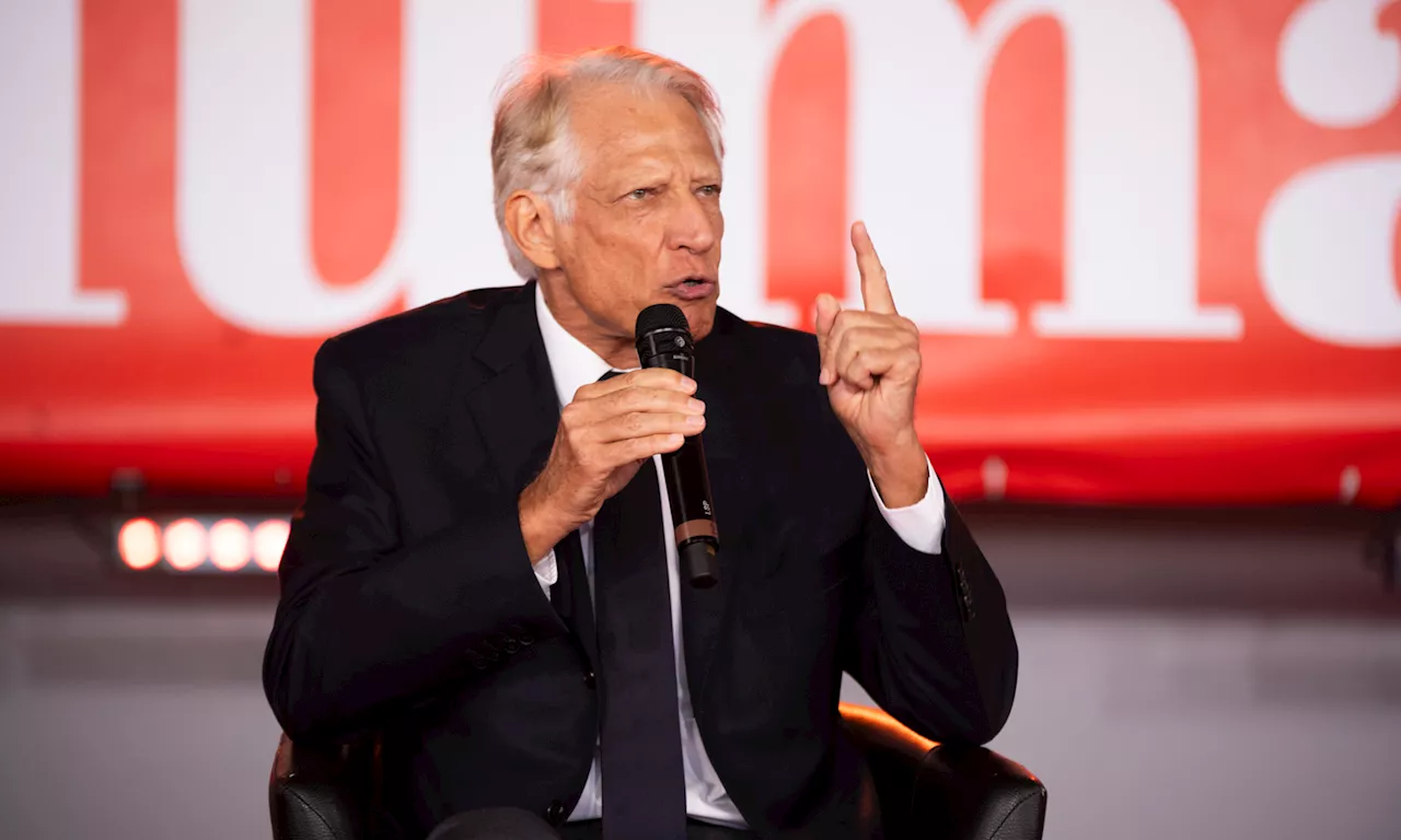 Fête de l'Huma : 'Villepin enfile les habits du 'millionnaire rouge''