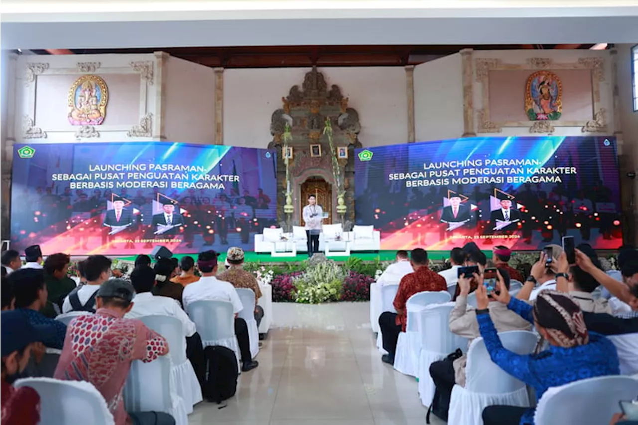 Moderasi Agama Kemenag Luncurkan Pasraman sebagai Pusat Pendidikan