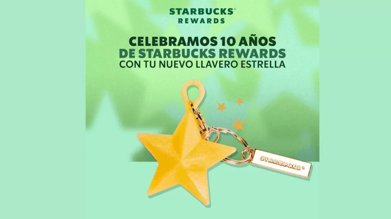 Este es el increíble llavero estrella que lanzará Starbucks este 25 de septiembre