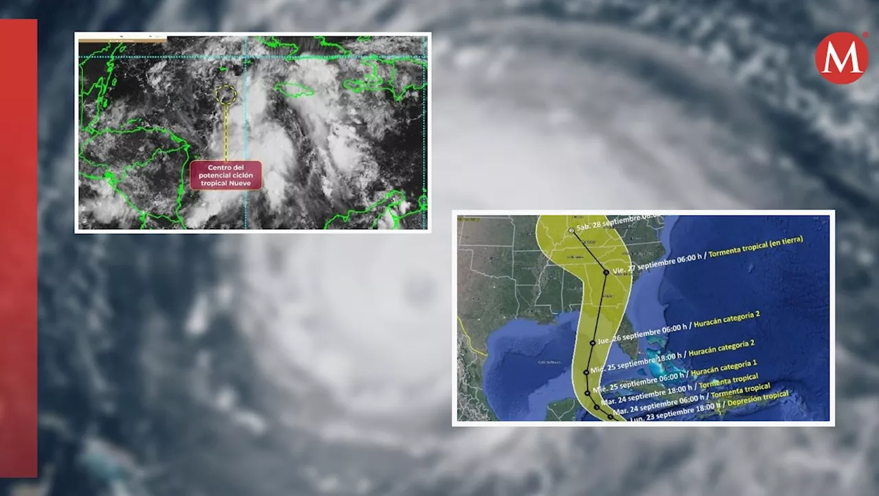 ¡Viene otro! Alertan por potencial ciclón tropical Nueve en el Mar Caribe