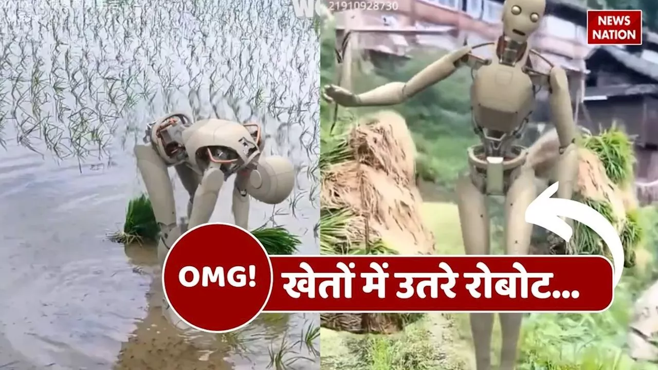 Viral Video : खेतों से किसानों की हो जाएगी छुट्टी, रोबोट ने संभाले कमान, देख वीडियो नहीं होगा आपको भी यकीन!