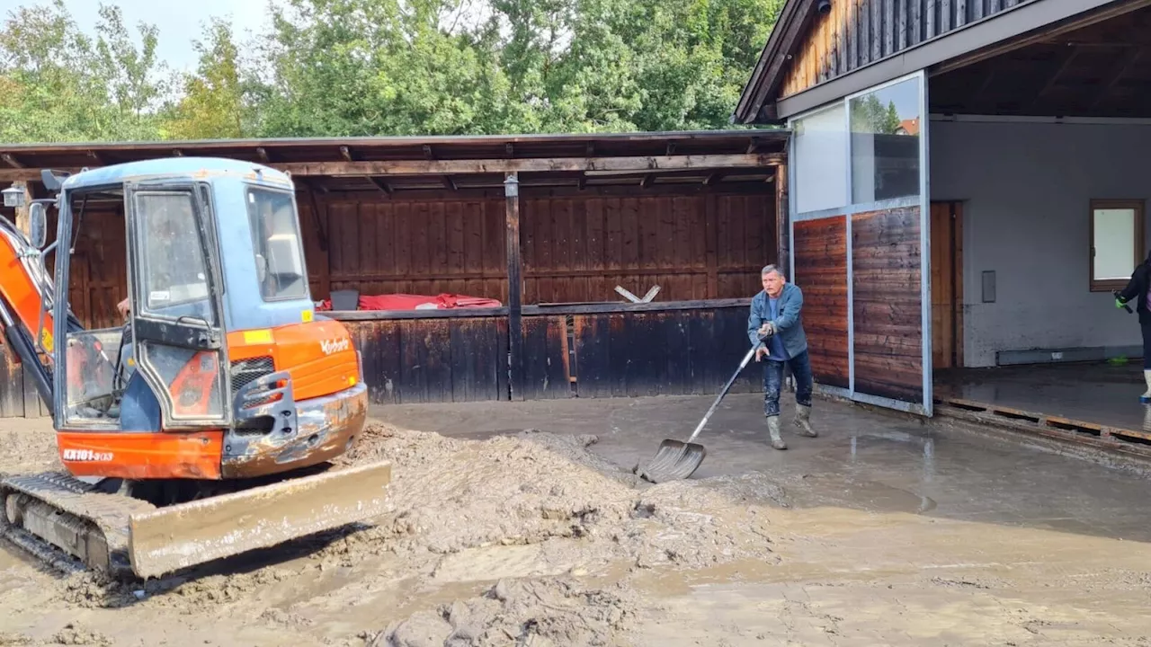 Auch in der alten Mühle gab es eine große Aufräumaktion