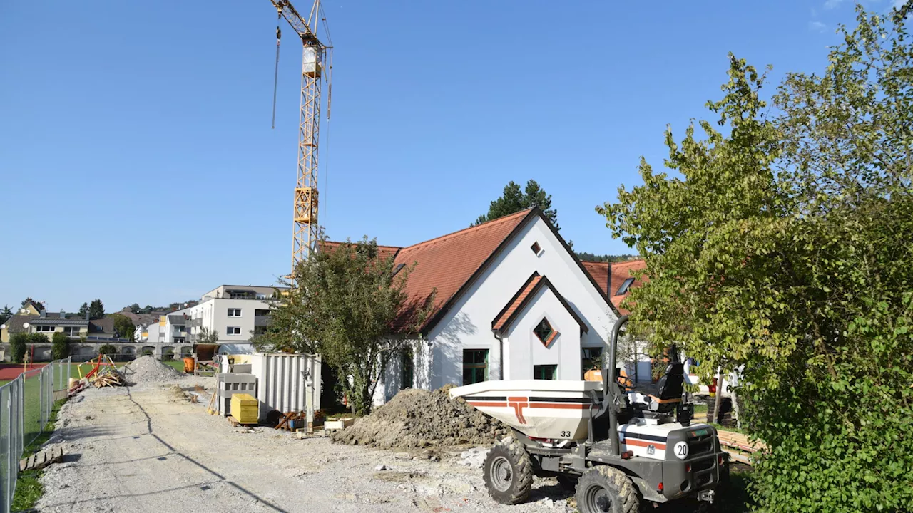 Scheibbser Kindergartenumbau: Zum Glück war Dach noch oben