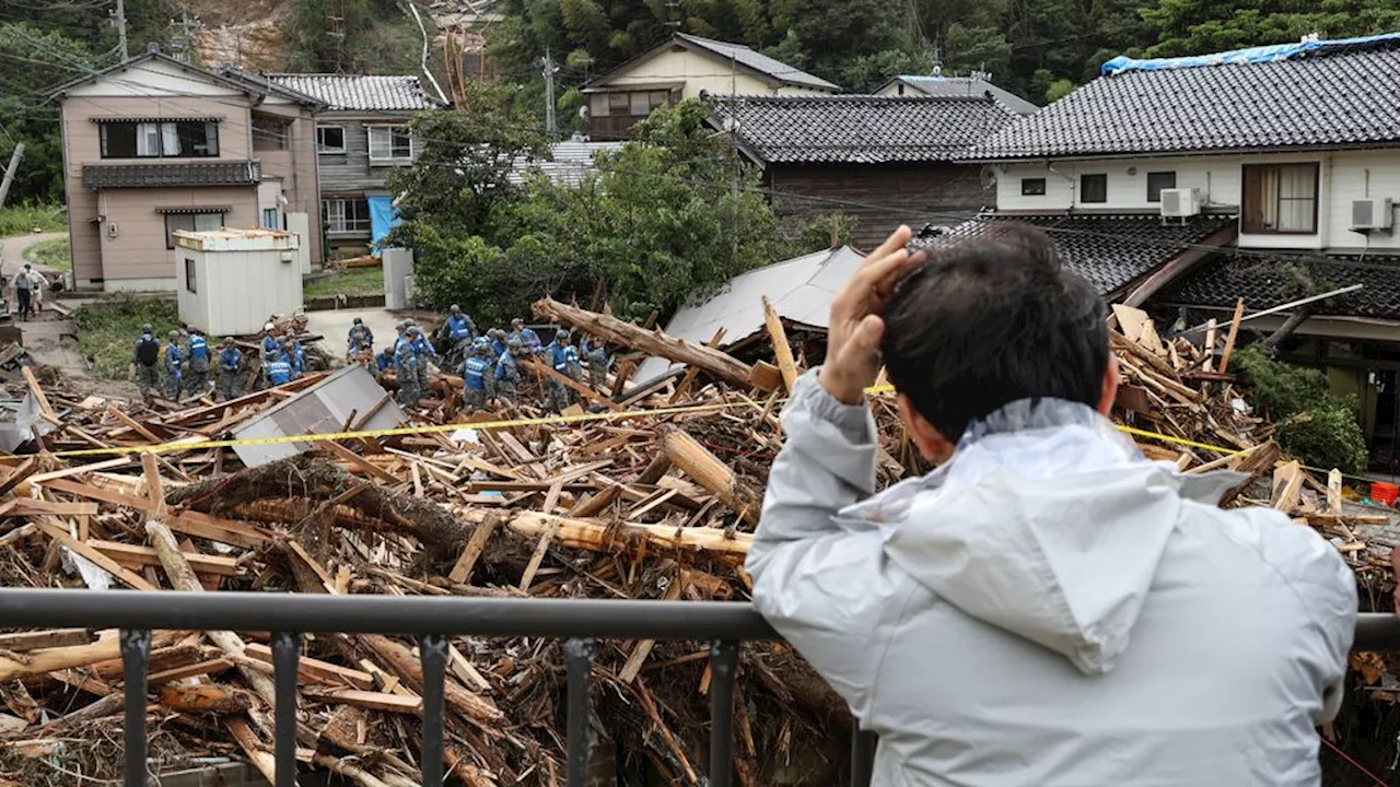 Doden door noodweer Japan, gebied voor tweede keer dit jaar getroffen